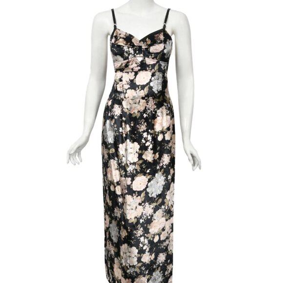 Dolce & Gabbana 1990s Floral Velvet Bustier Slip Dress IT40 - Archival G323/8536 - Picture 3 of 16